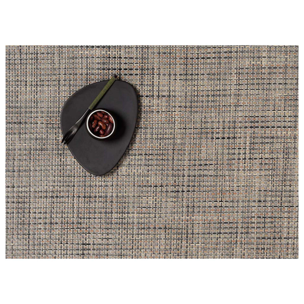 Chilewich Basketweave Floor Mat, Bark