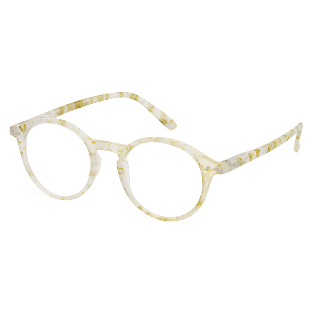 Oily White #D Reading Glasses by Izipizi - Essentia Limited Edition