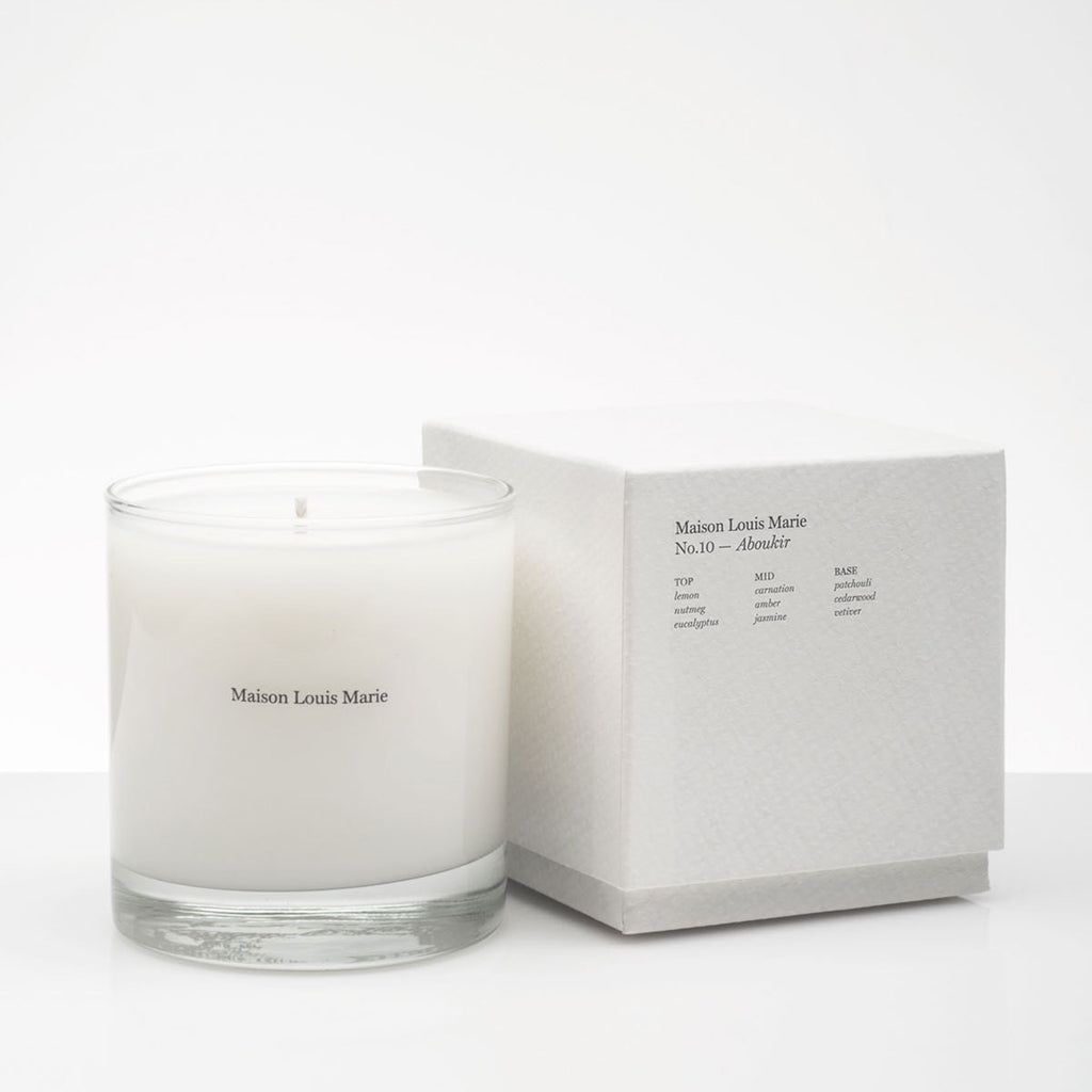 No.10 Aboukir Candle Soy Blend Candle by Maison Louis Marie