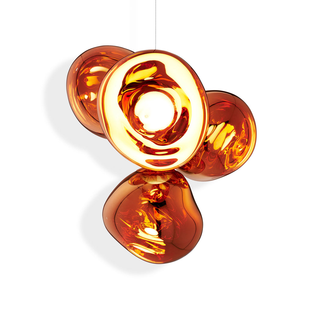 Melt Small Chandelier Copper Pendant by Tom Dixon – Vertigo Home