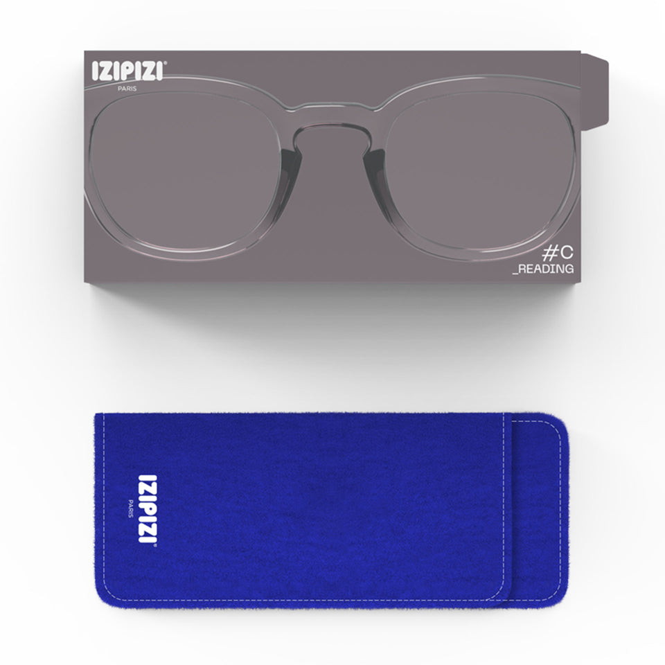 Electronic Grey #C Reading Glasses by Izipizi - Office Playground Limited Edition