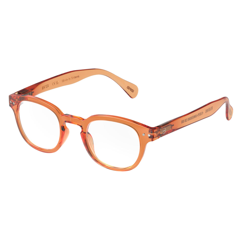 Orange Smash #C Reading Glasses by Izipizi - Stadium Limited Edition Collection