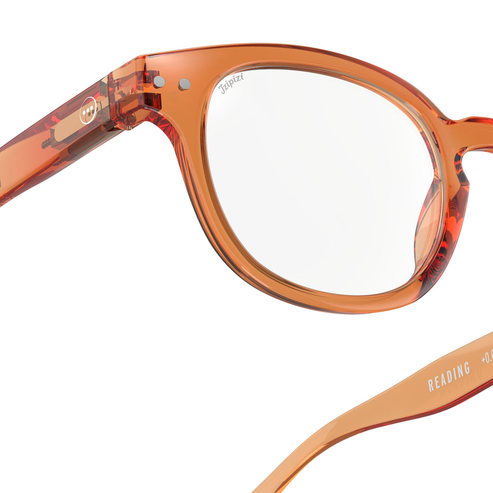 Orange Smash #C Reading Glasses by Izipizi - Stadium Limited Edition Collection