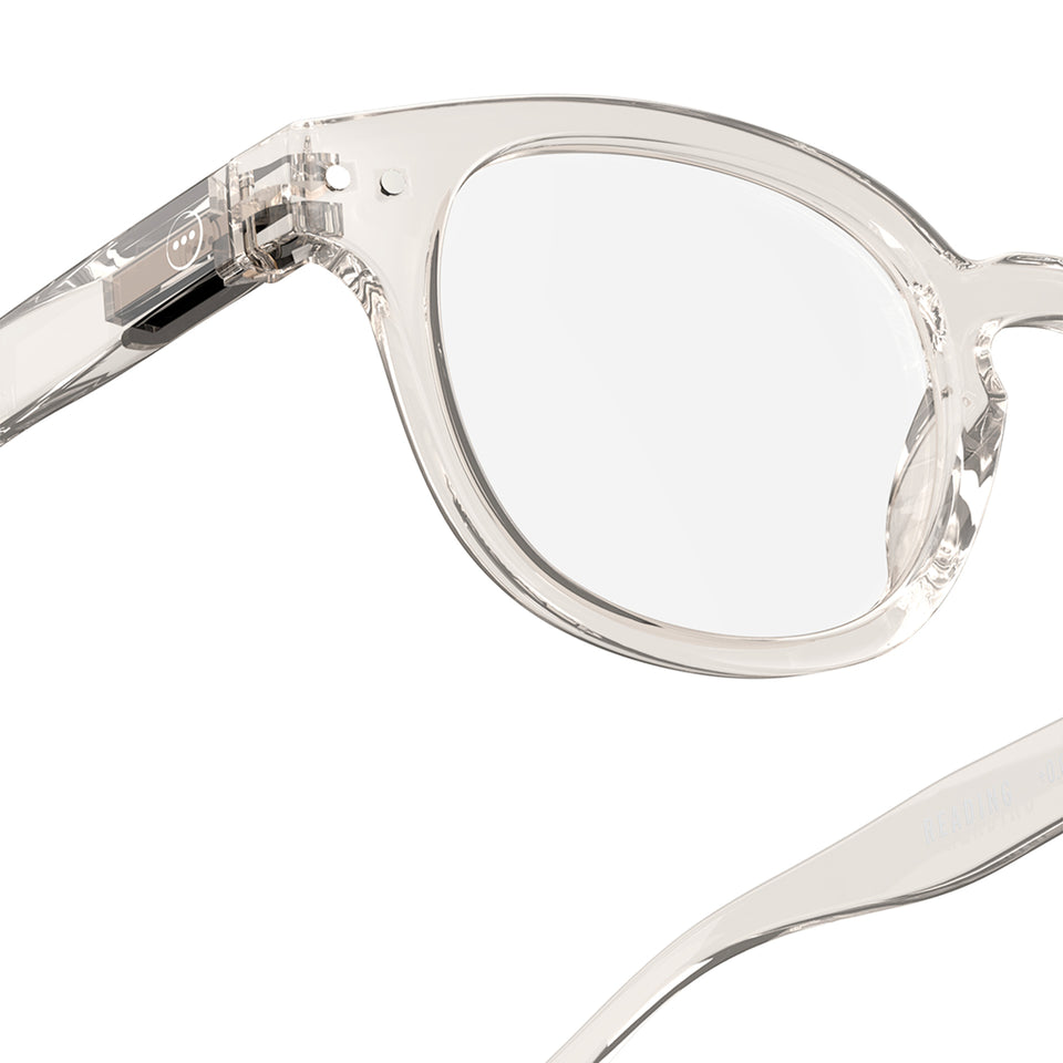 Paper Note Beige #C Reading Glasses by Izipizi - Office Playground Limited Edition Collection