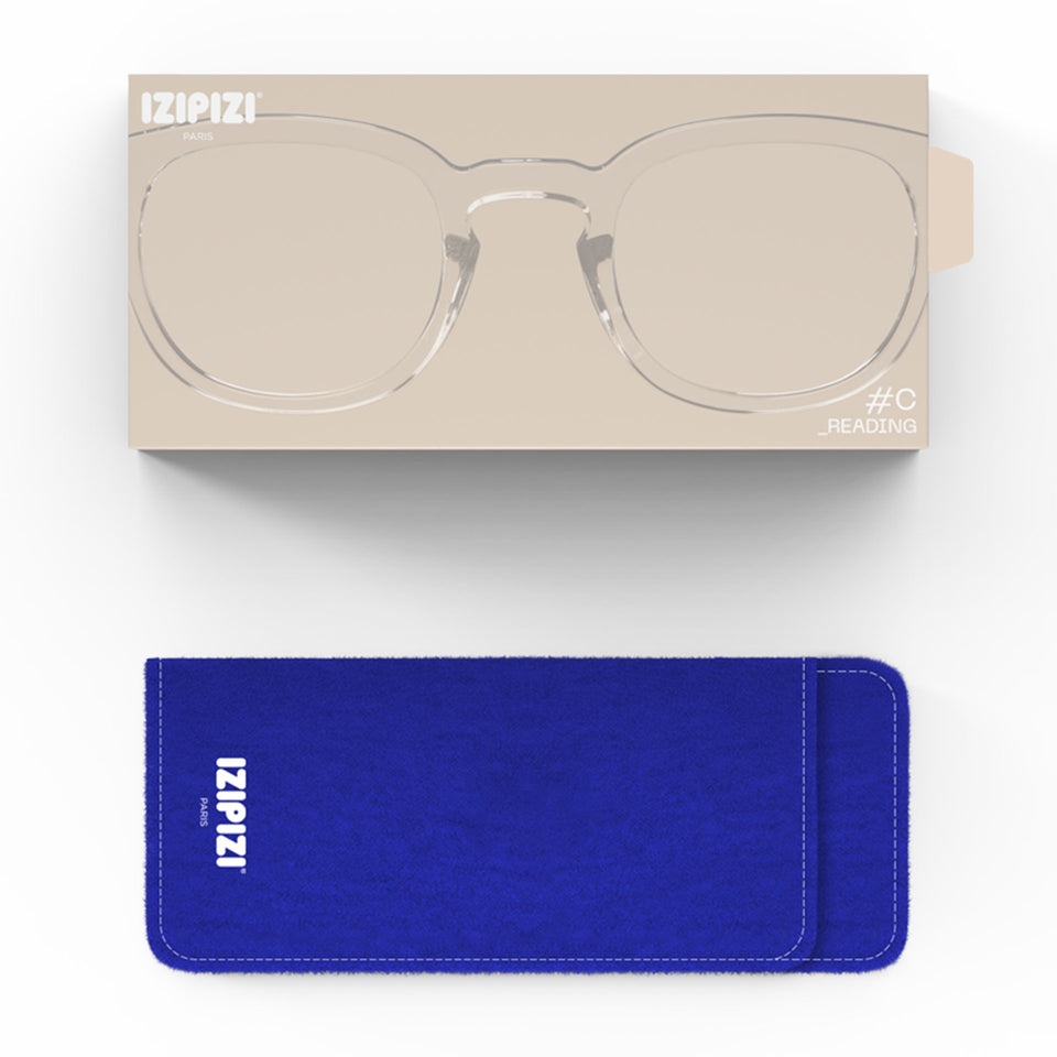 Paper Note Beige #C Reading Glasses by Izipizi - Office Playground Limited Edition Collection