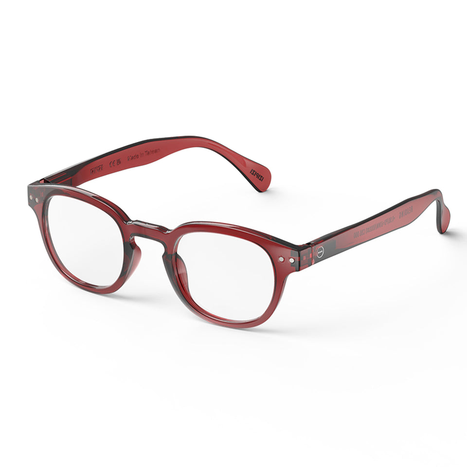 Red Tape #C Reading Glasses by Izipizi - Office Playground Limited Edition Collection