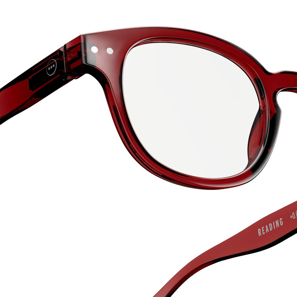 Red Tape #C Reading Glasses by Izipizi - Office Playground Limited Edition Collection