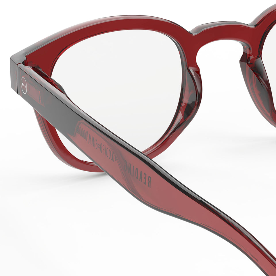 Red Tape #C Reading Glasses by Izipizi - Office Playground Limited Edition Collection