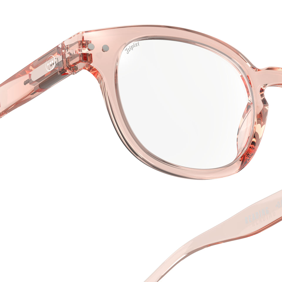 Sporty Blush #C Reading Glasses by Izipizi - Stadium Limited Edition Collection