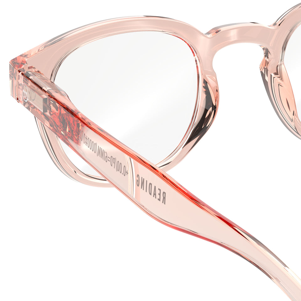 Sporty Blush #C Reading Glasses by Izipizi - Stadium Limited Edition Collection