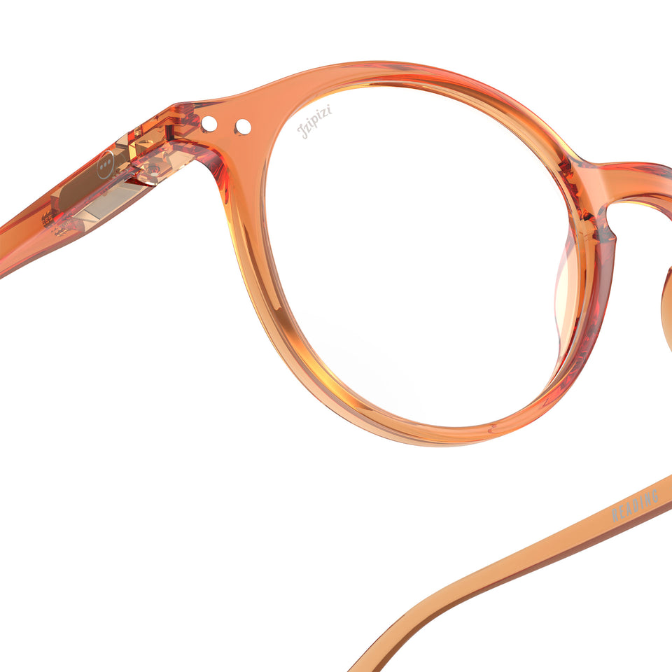 Orange Smash #D Reading Glasses by Izipizi - Stadium Limited Edition Collection