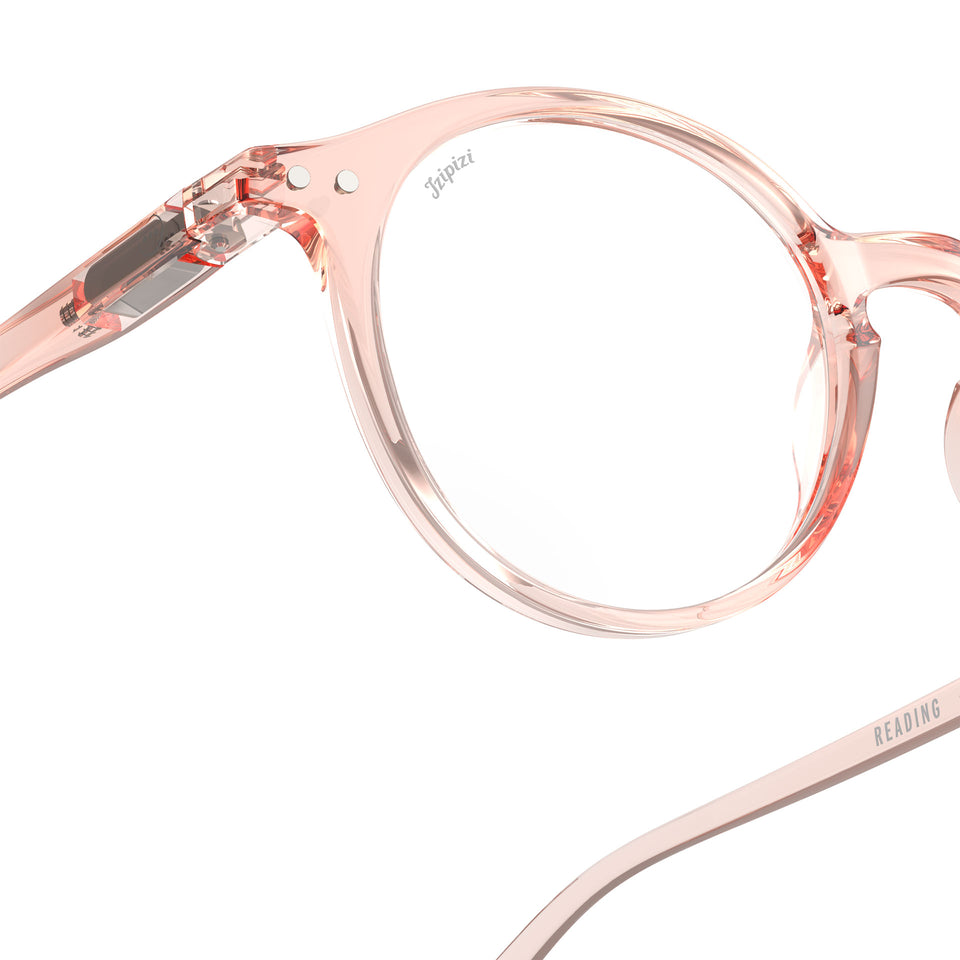 Sporty Blush #D Reading Glasses by Izipizi - Stadium Limited Edition Collection