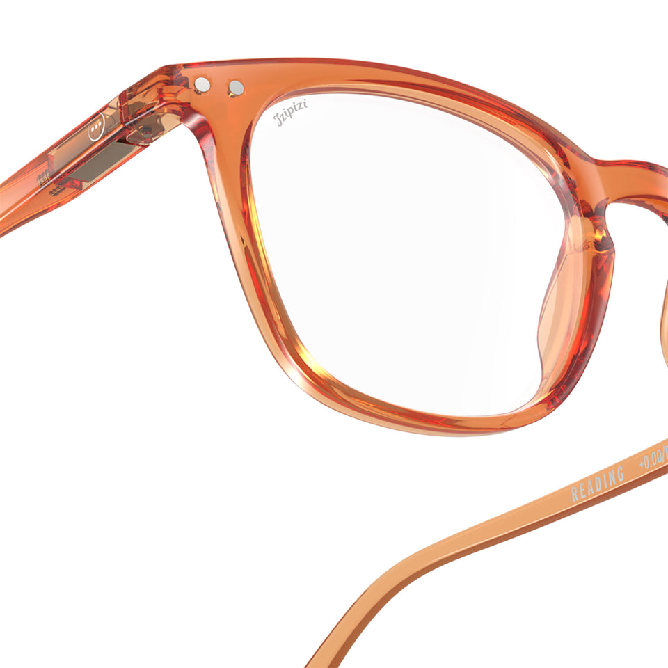 Orange Smash #E Reading Glasses by Izipizi - Stadium Limited Edition Collection