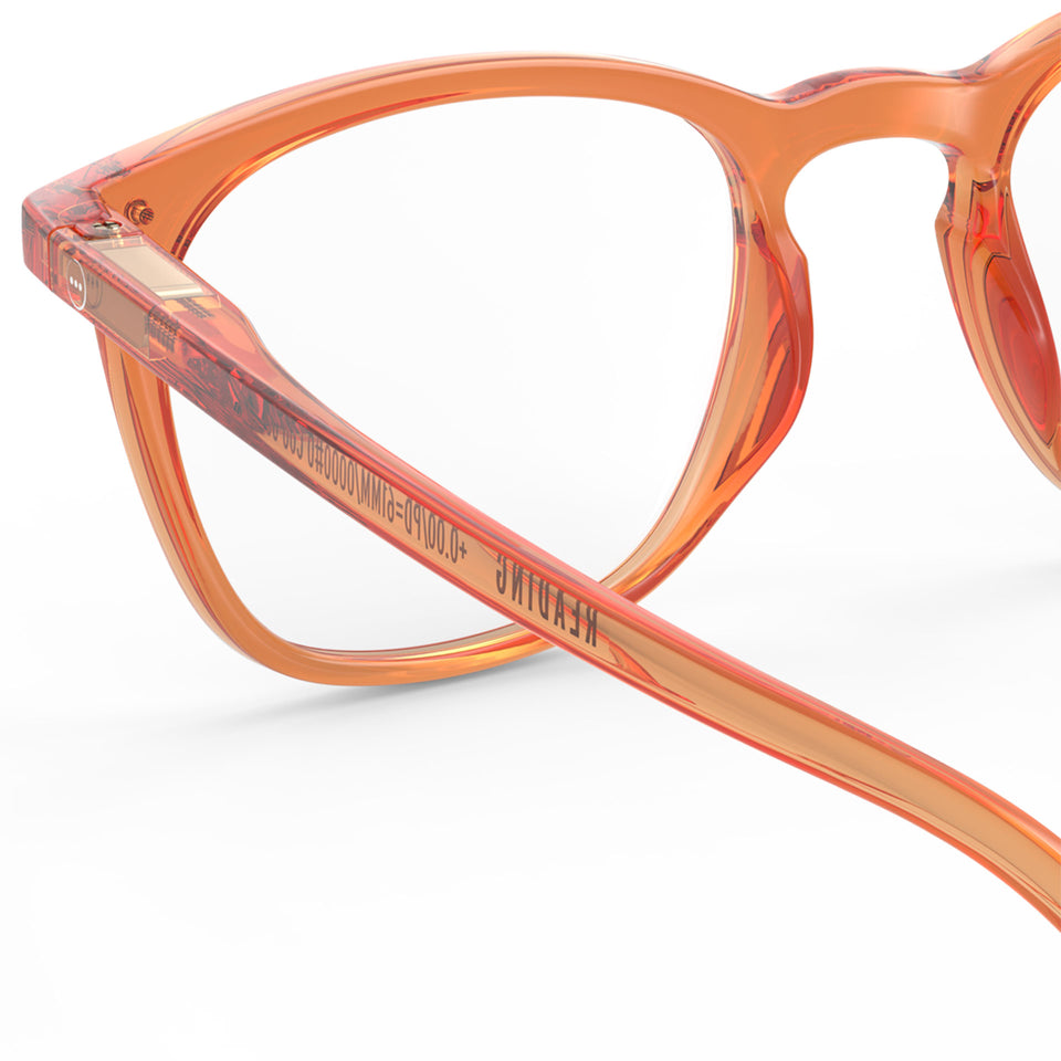 Orange Smash #E Reading Glasses by Izipizi - Stadium Limited Edition Collection