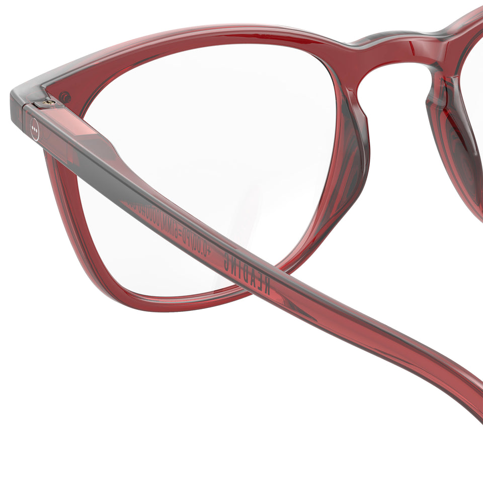 Red Tape #E Reading Glasses by Izipizi - Office Playground Limited Edition Collection