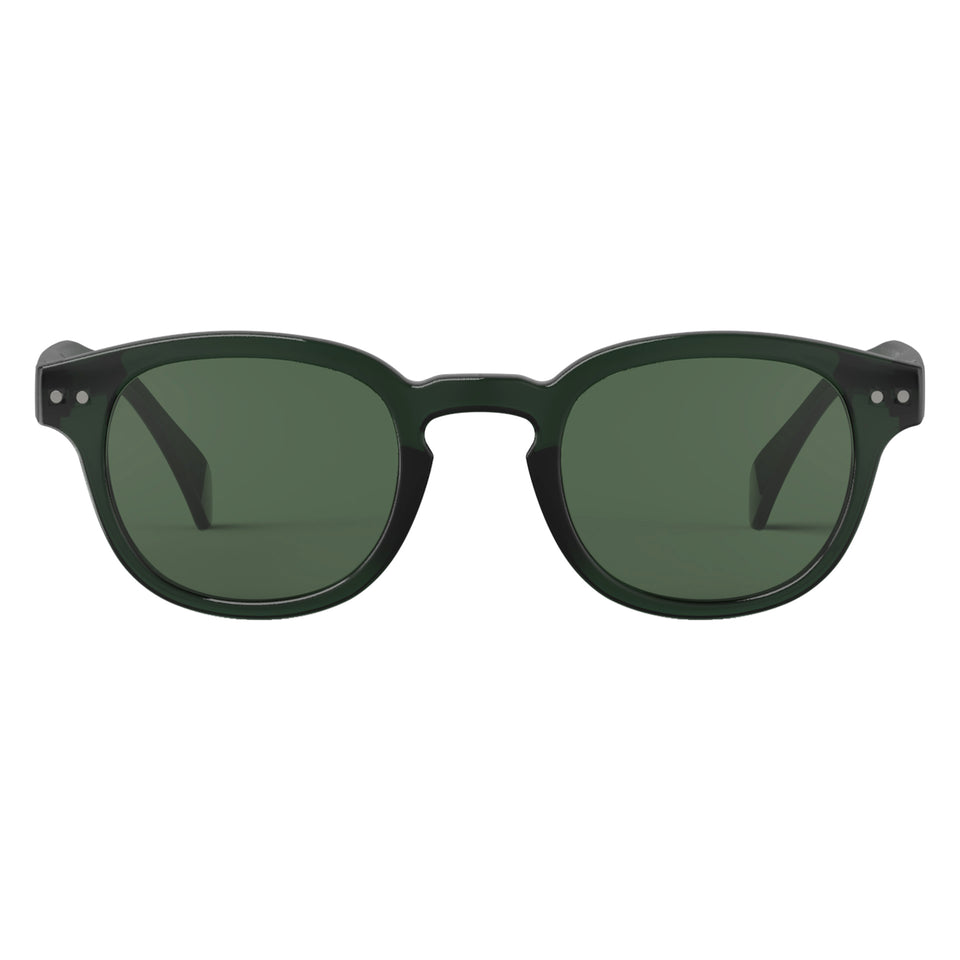 Bakelite Green #C Sunglasses by Izipizi - Office Playground Limited Edition Collection