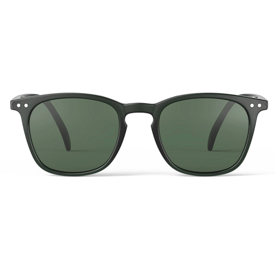 Bakelite Green #E Sunglasses by Izipizi - Office Playground Limited Edition Collection