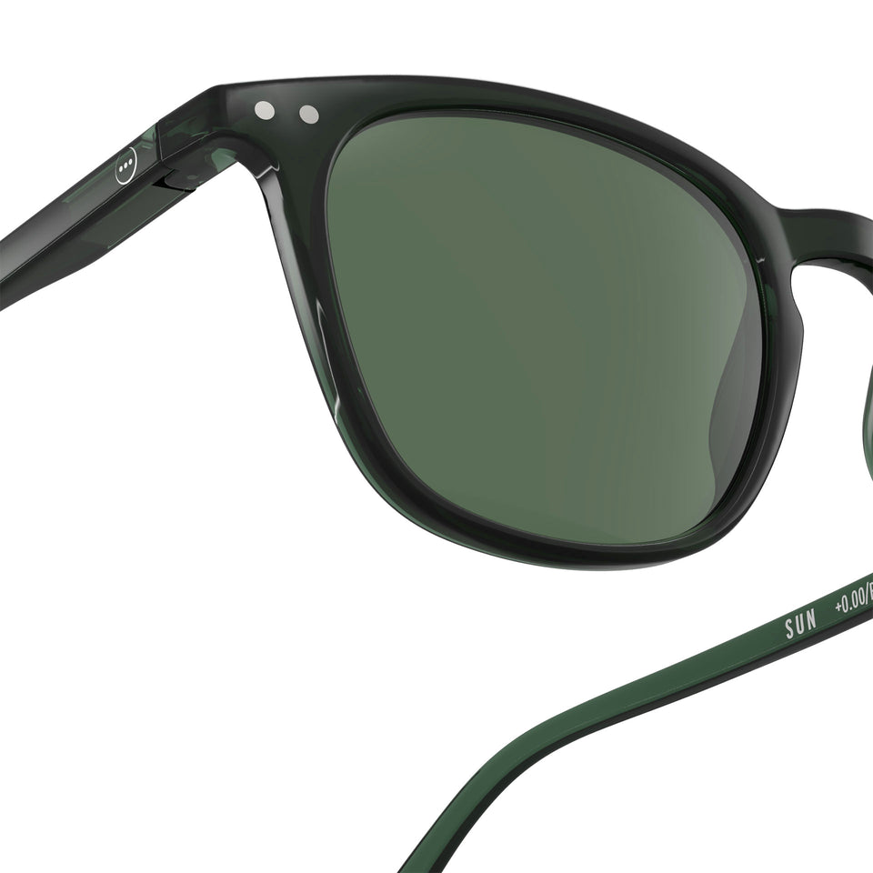 Bakelite Green #E Sunglasses by Izipizi - Office Playground Limited Edition Collection