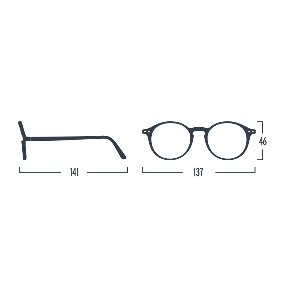 Electronic Grey #D Reading Glasses by Izipizi - Office Playground Limited Edition Collection