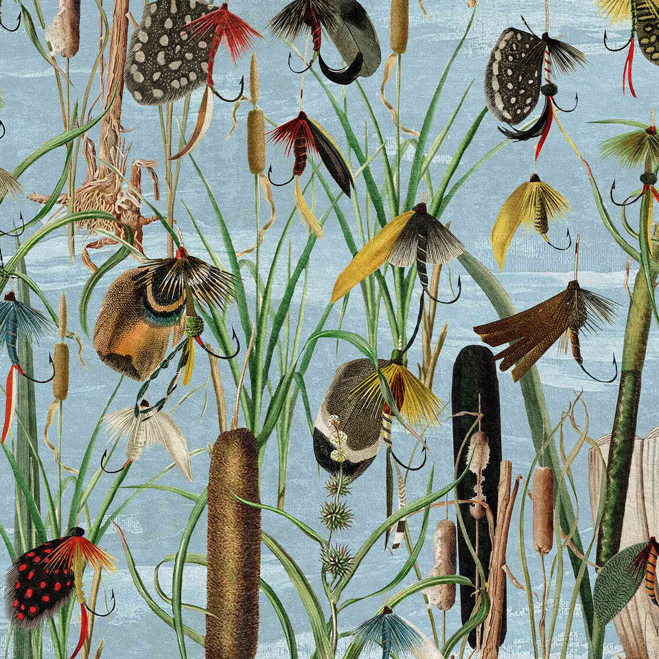 Fishing Flies Wallpaper by MIND THE GAP