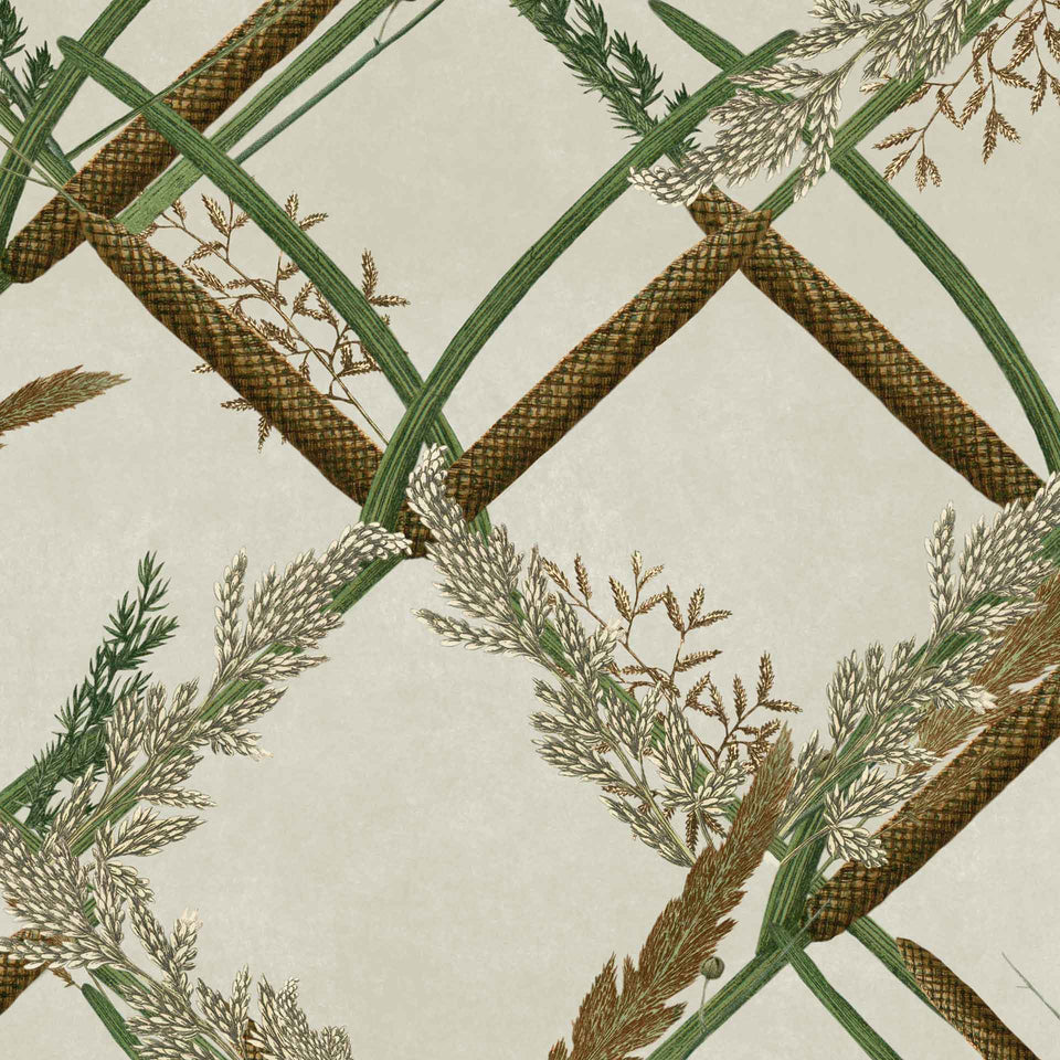 Ornamental Reed Wallpaper by MIND THE GAP