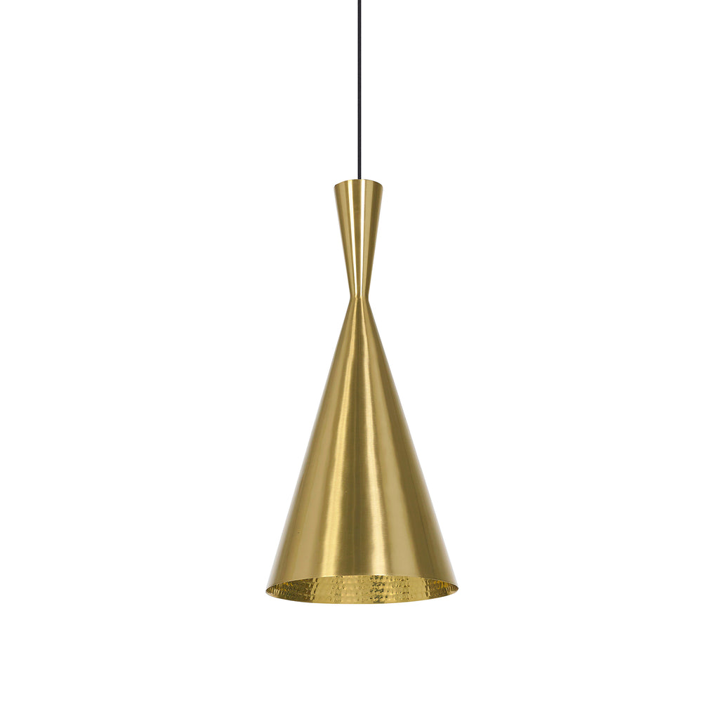 Tom Dixon Beat Light Pendant Tall Brass Vertigo Home   Tom Dixon Beat Tall Pendant Brass At Vertigo Home Pic1 1024x 