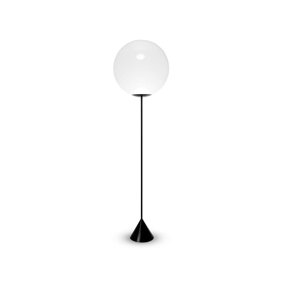 Globe Opal Cone Floor Lamp by Tom Dixon